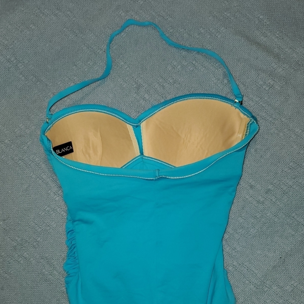Blanca Twist Front Bandeau One-Piece Swimsuit - Picture 5 of 8